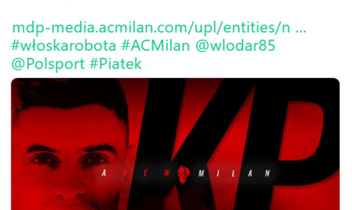 AC Milan już przygotowany do ogłoszenia transferu Piątka!